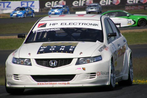 James Thompson var hurtigst i test 3.